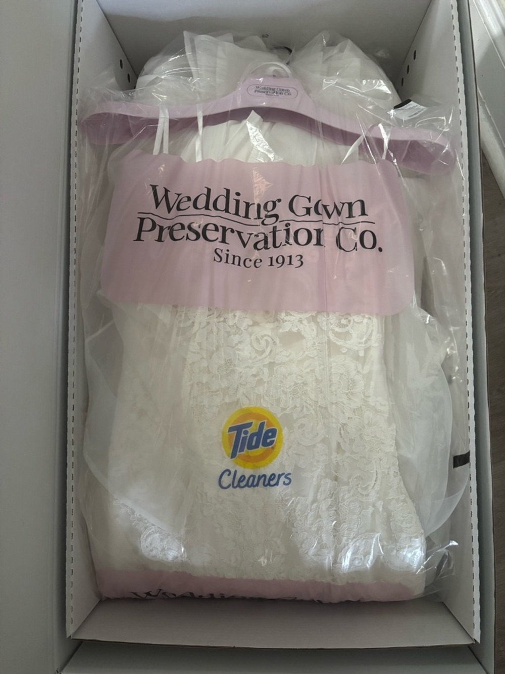 Elegant White Lace Wedding Dress - Picture 7 of 7